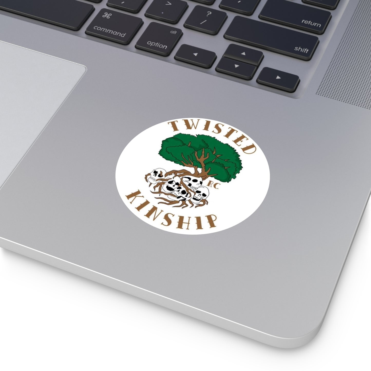 Twisted Kinship Round Stickers