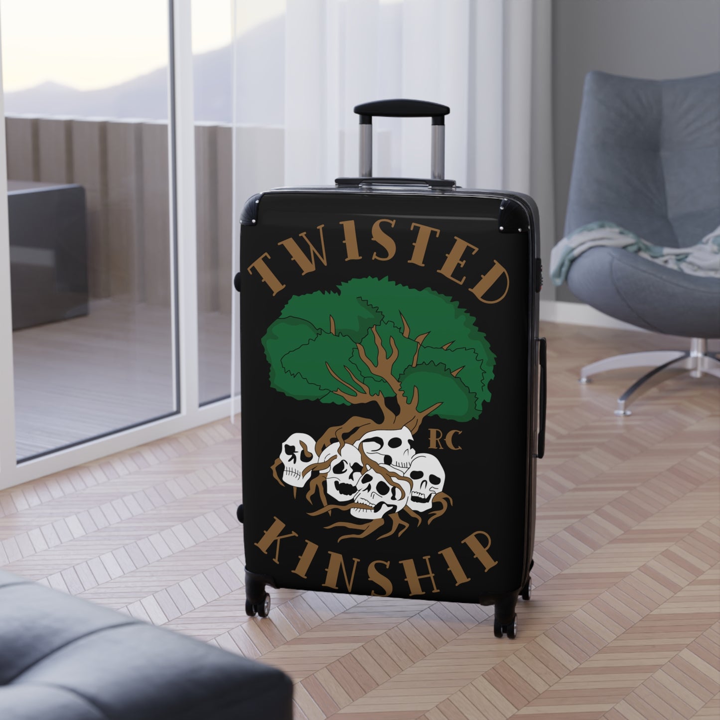 Twisted Kinship Suitcase collection