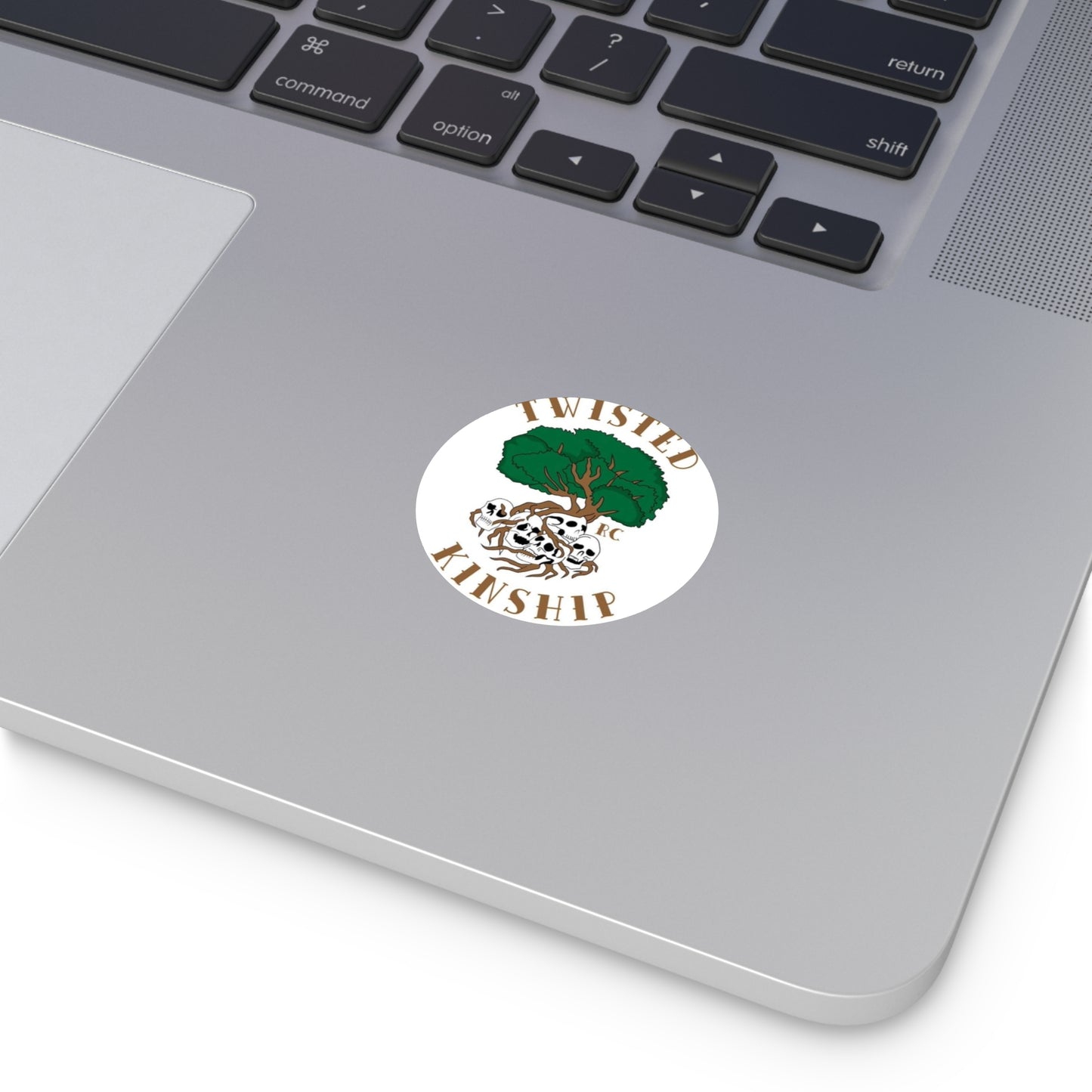 Twisted Kinship Round Stickers