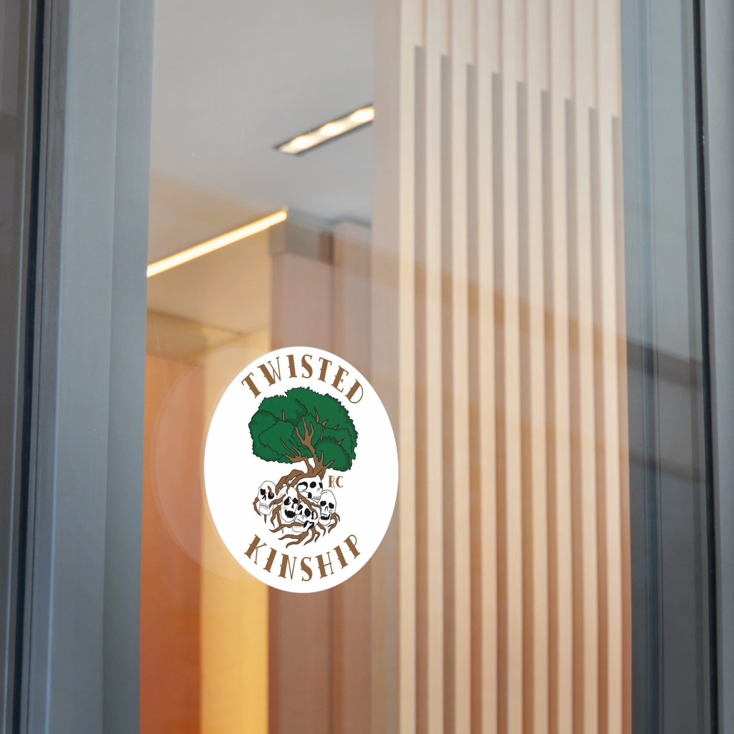 Twisted Kinship Round Stickers