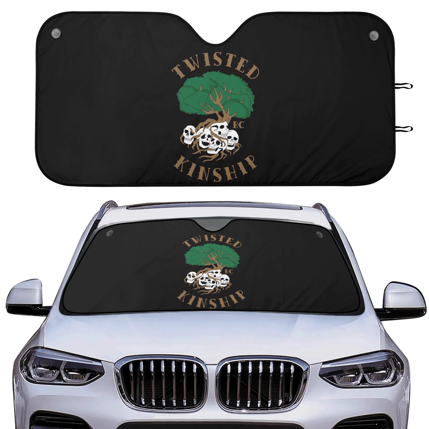 Twisted Kinship Car Sunshade