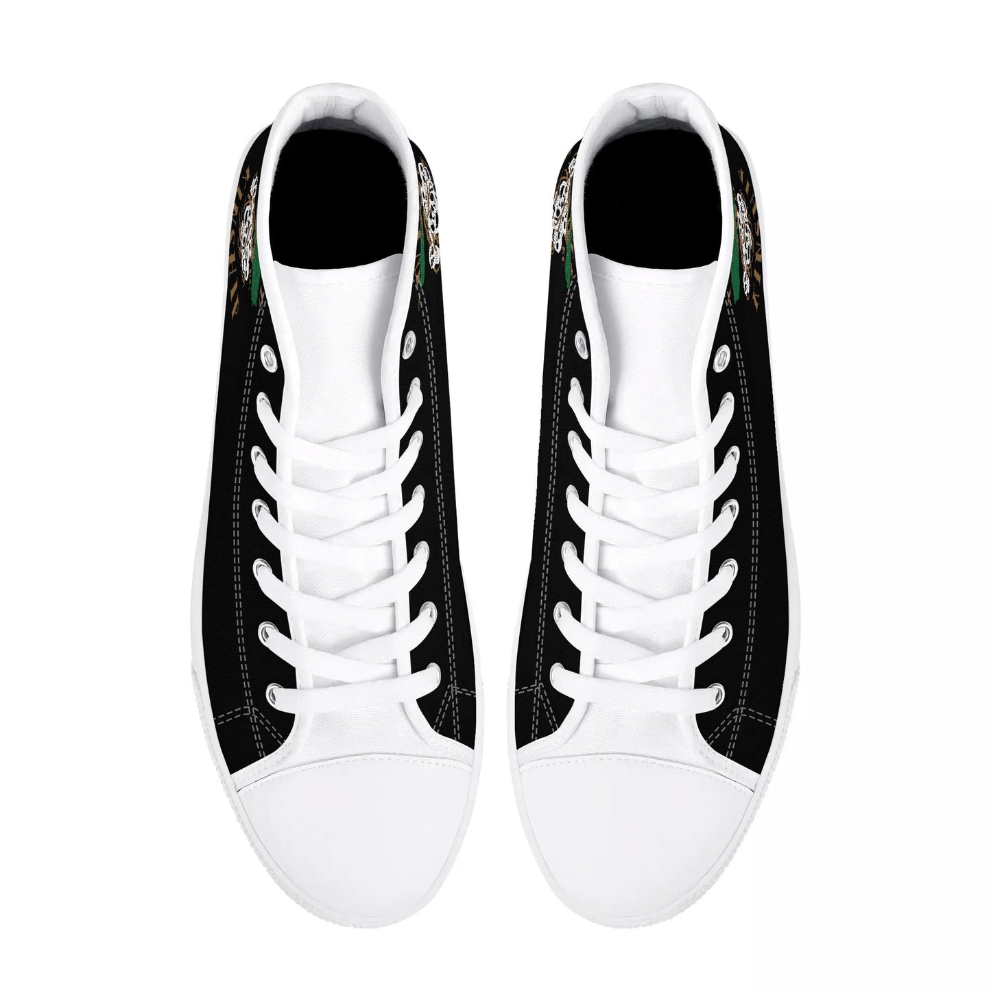 Mens Twisted Kinship High Top Canvas Shoes