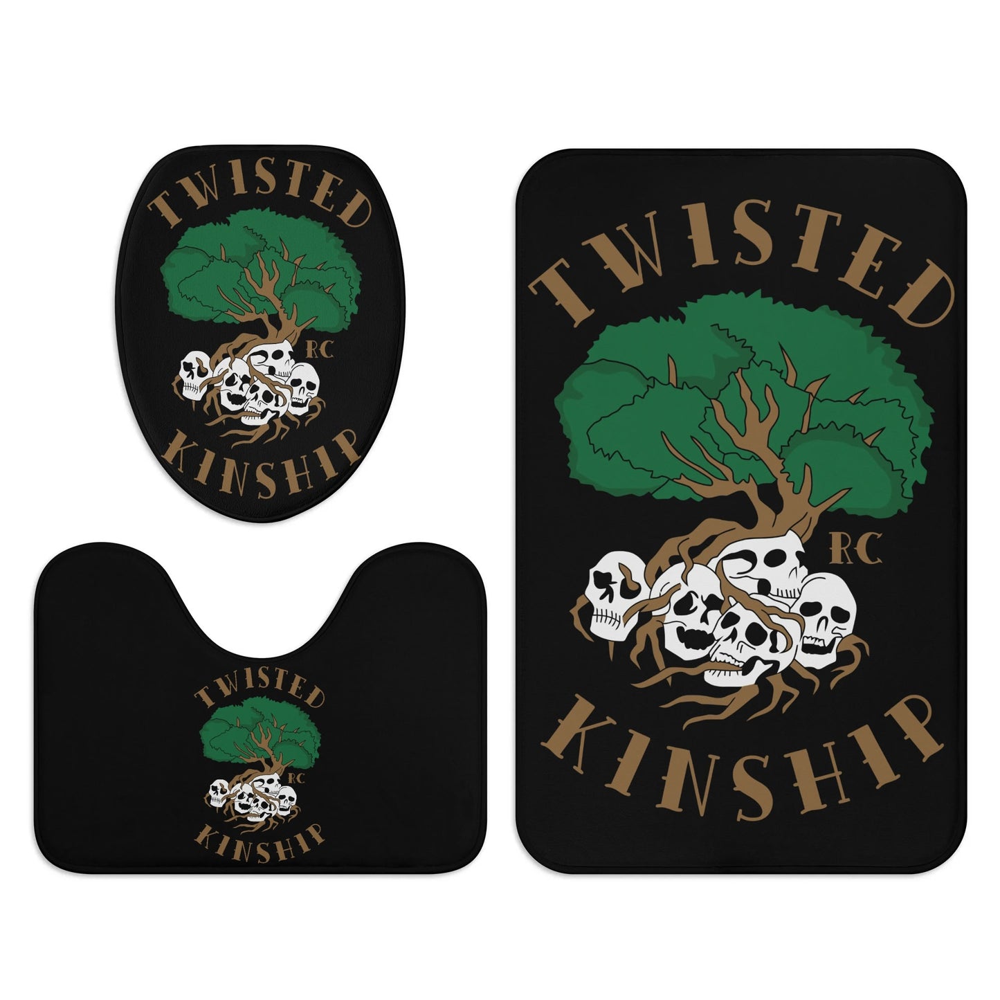 Twisted Kinship Bathroom Toilet Set