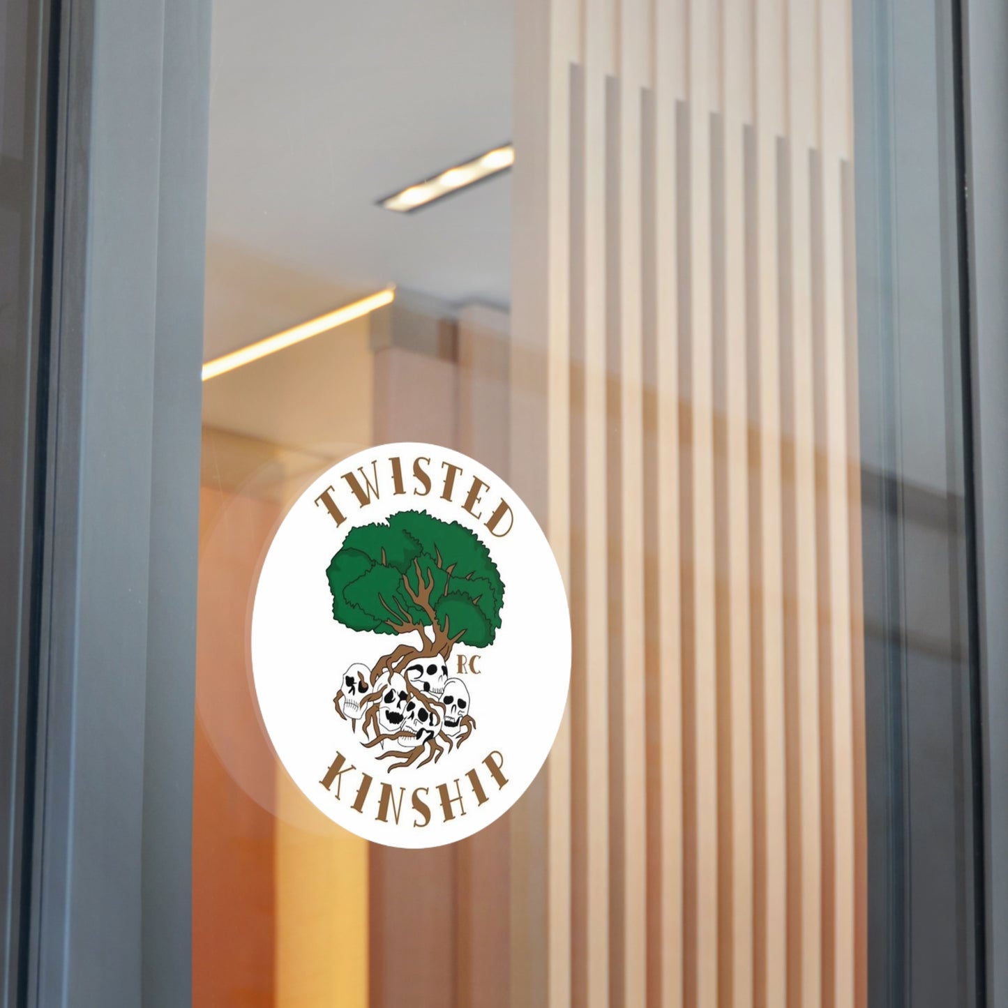 Twisted Kinship Round Stickers