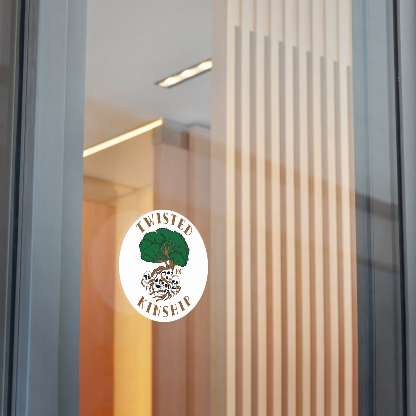 Twisted Kinship Round Stickers