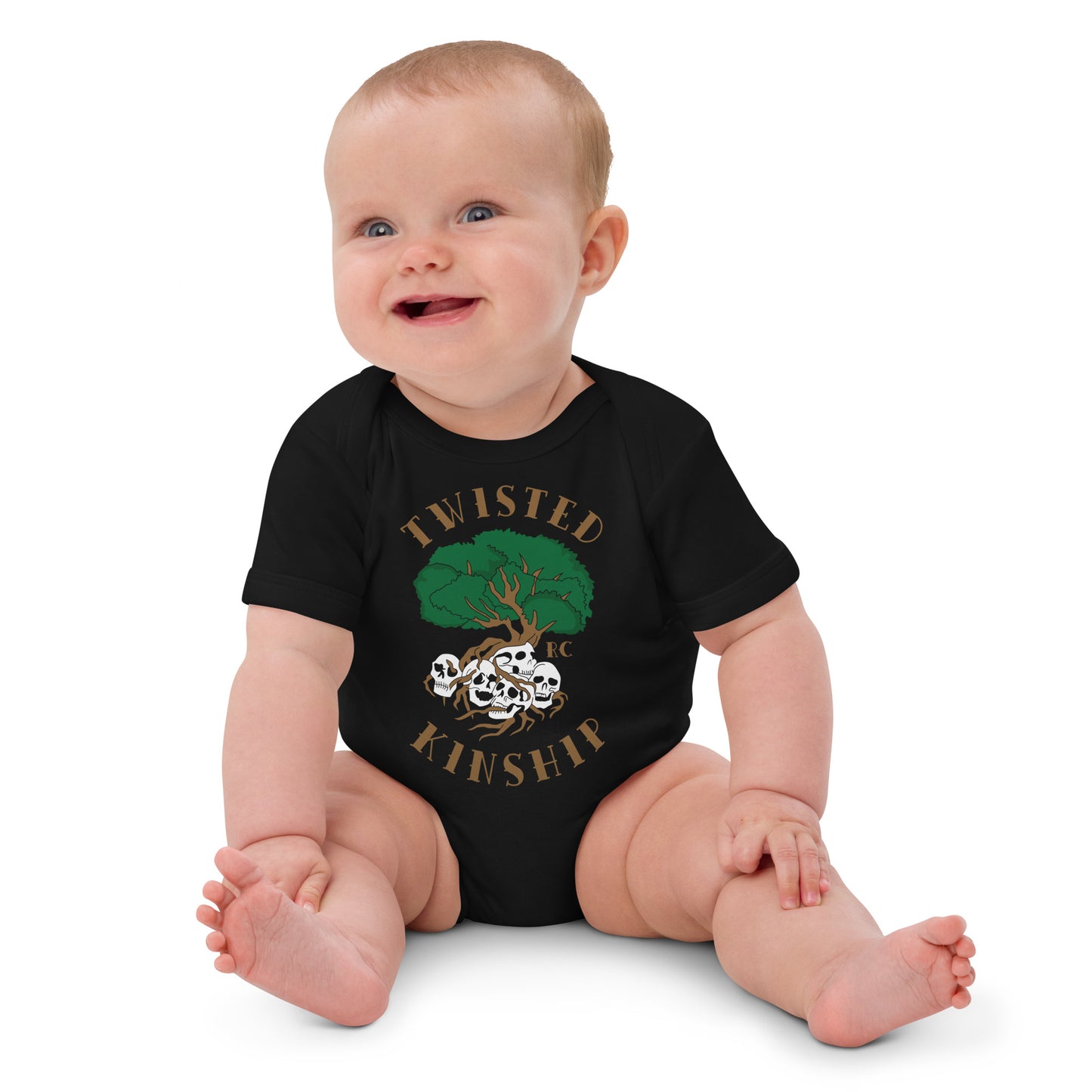 Twisted Kinship Organic cotton baby bodysuit