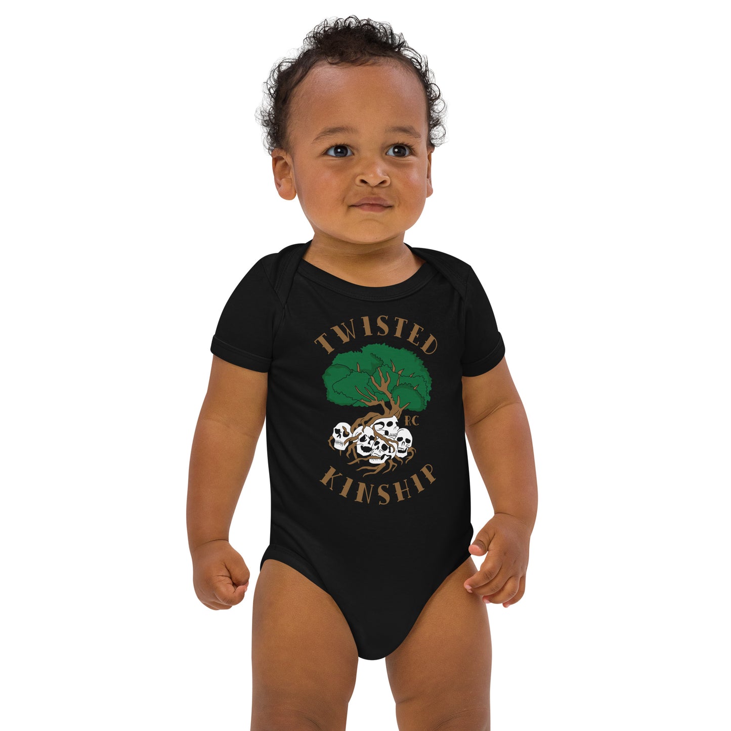 Twisted Kinship Organic cotton baby bodysuit