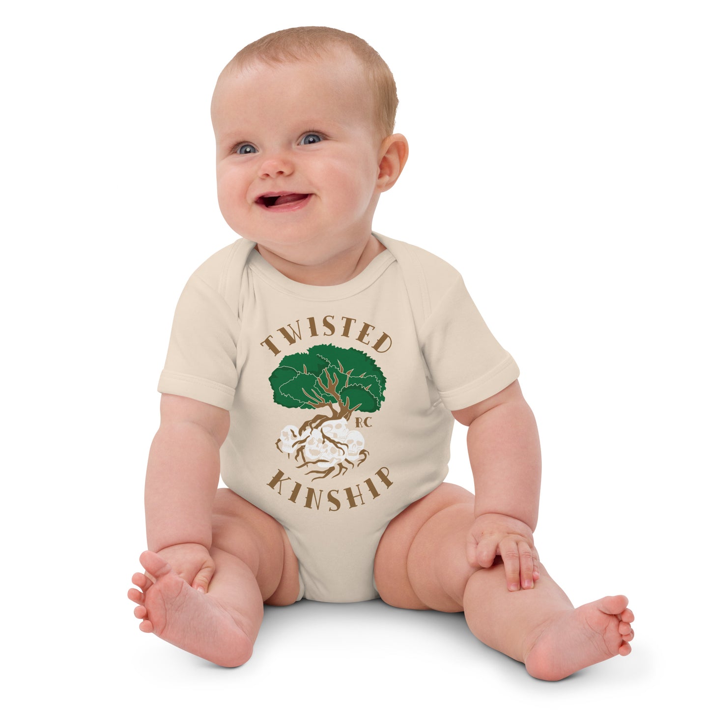 Twisted Kinship Organic cotton baby bodysuit