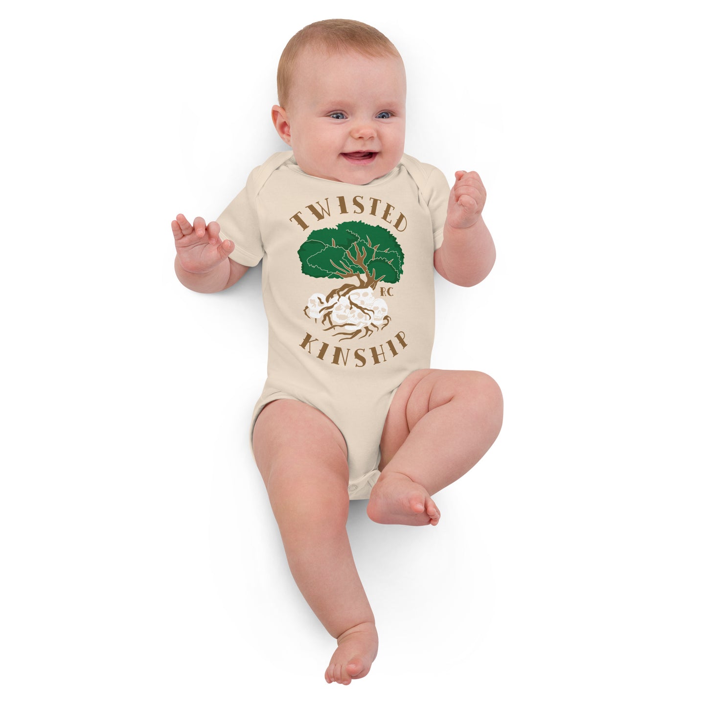 Twisted Kinship Organic cotton baby bodysuit