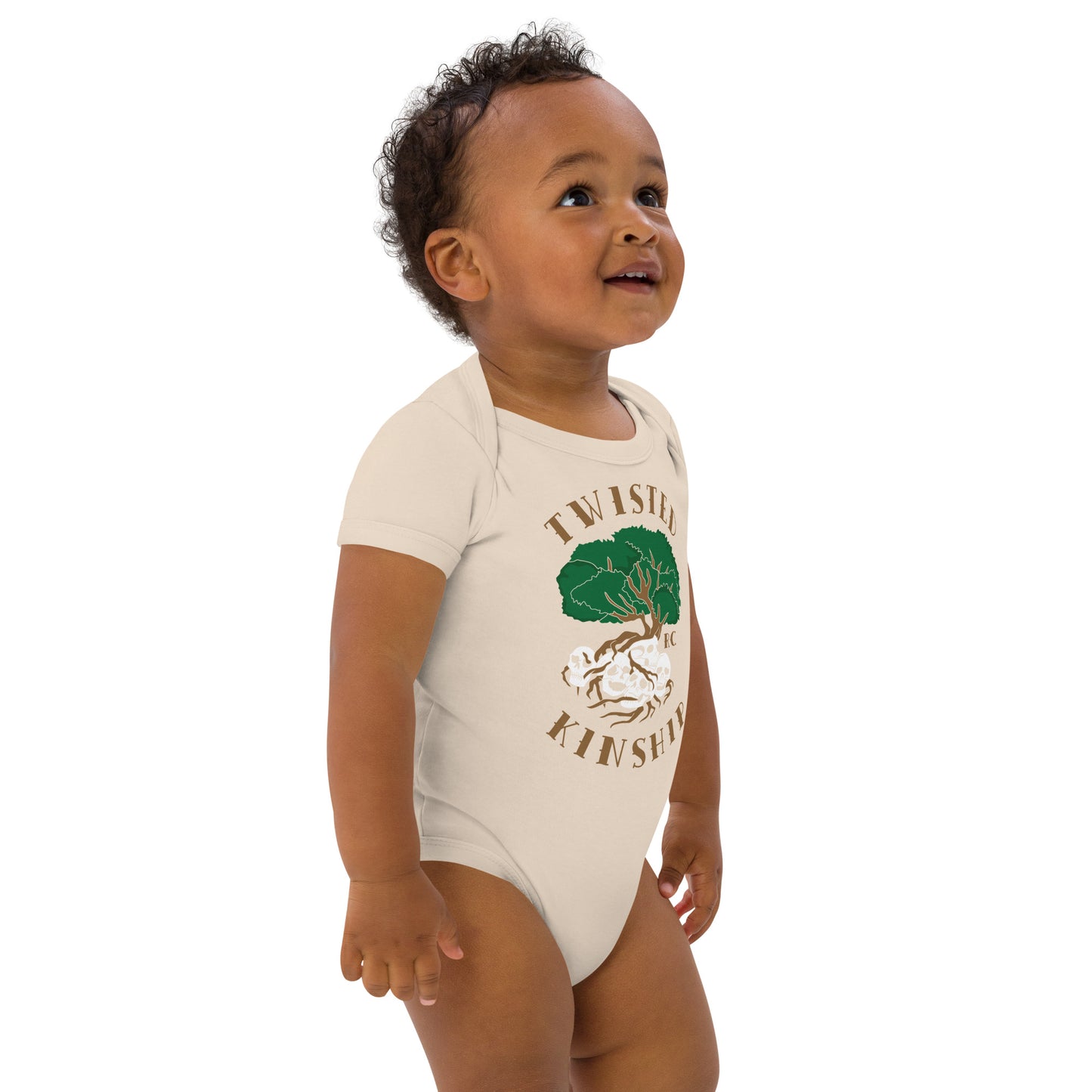 Twisted Kinship Organic cotton baby bodysuit