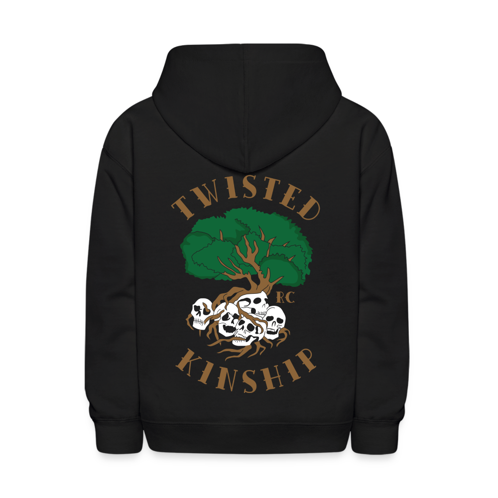 Twisted Kinship Kids' Hoodie - black