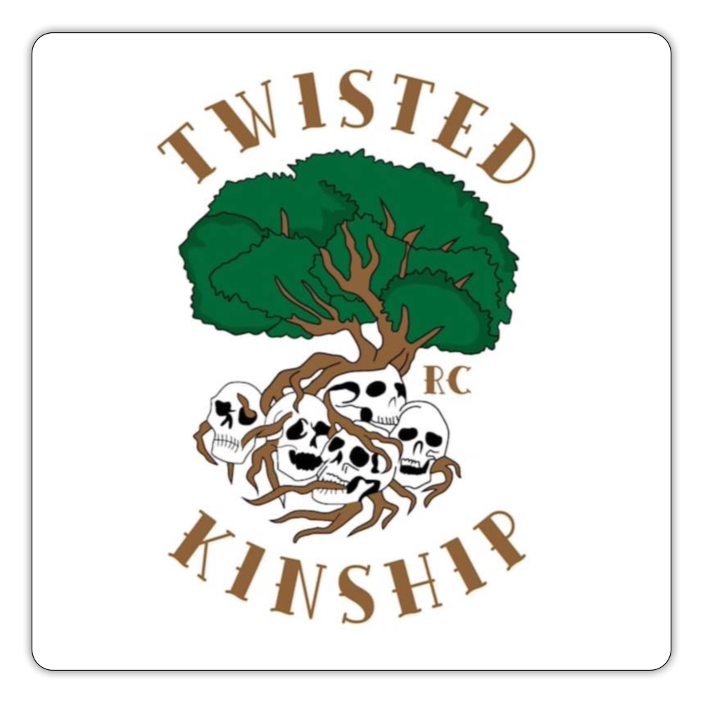 Twisted Kinship Sticker - white matte